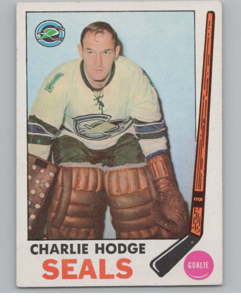 1969-70 Topps #77 Charlie Hodge Hockey Oakland Seals  V104352 Image 1