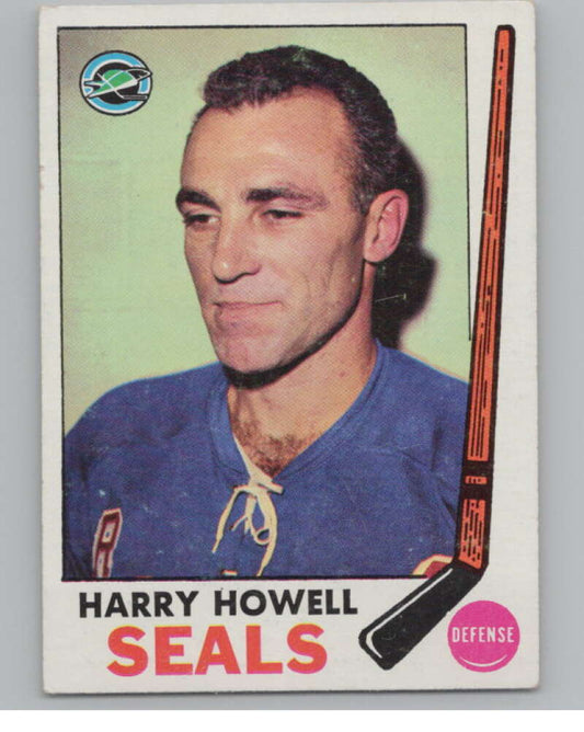 1969-70 Topps #79 Harry Howell Hockey Oakland Seals  V104353 Image 1
