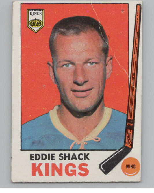1969-70 Topps #106 Eddie Shack Hockey Los Angeles Kings  V104358 Image 1