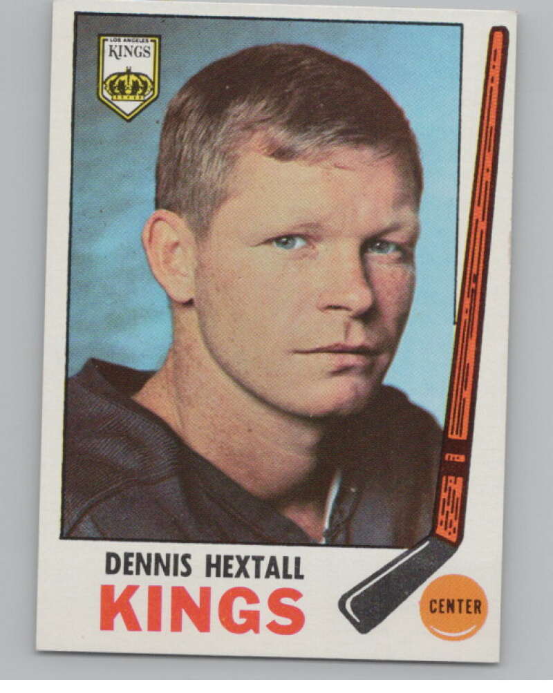 1969-70 Topps #107 Dennis Hextall Hockey RC Rookie Kings  V104359 Image 1
