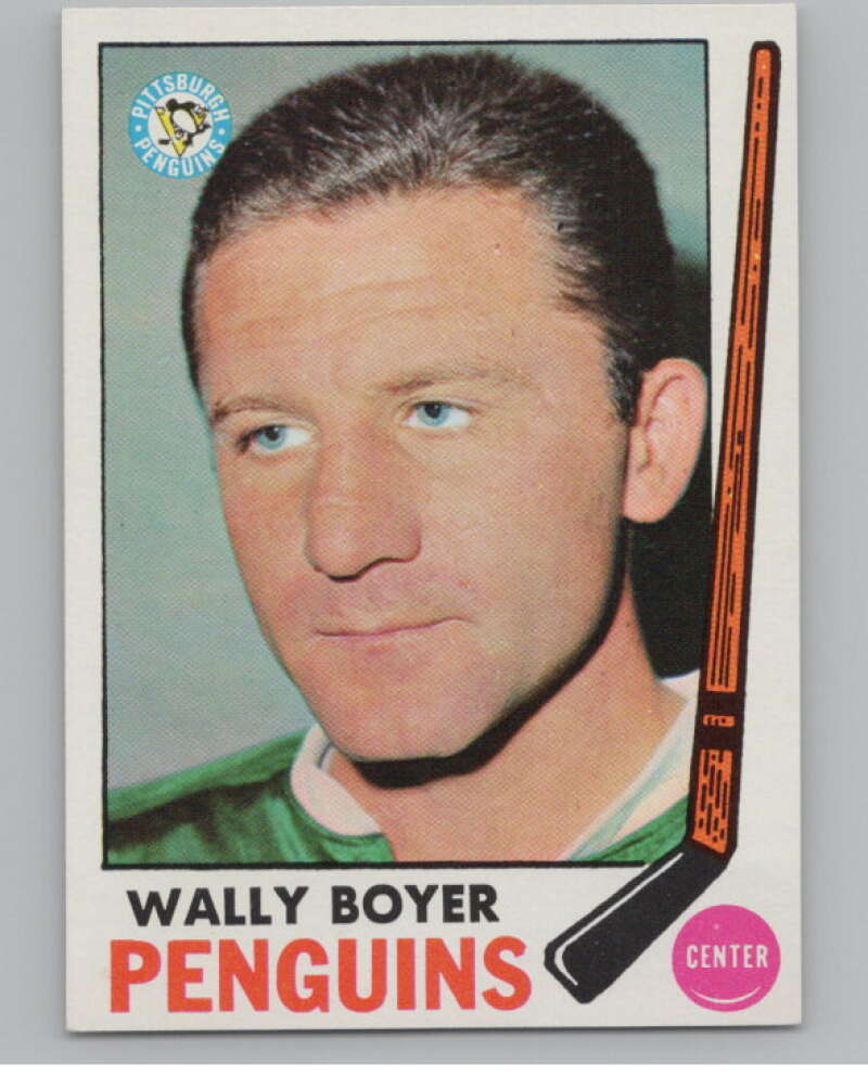 1969-70 Topps #118 Wally Boyer Hockey Pittsburgh Penguins  V104361 Image 1