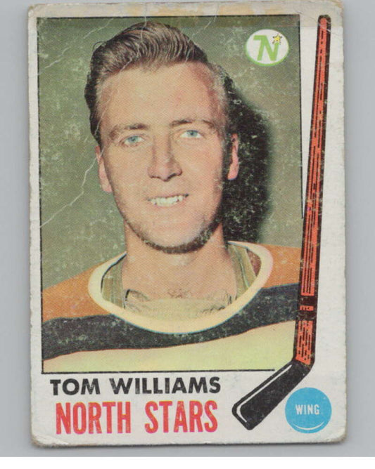 1969-70 Topps #128 Tom Williams Hockey Minnesota North Stars  V104364 Image 1