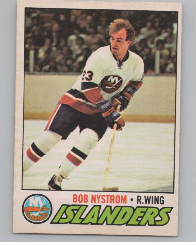 1977-78 O-Pee-Chee #62 Bob Nystrom Hockey New York Islanders  V104368 Image 1