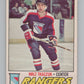 1977-78 O-Pee-Chee #90 Walt Tkaczuk Hockey New York Rangers  V104370 Image 1