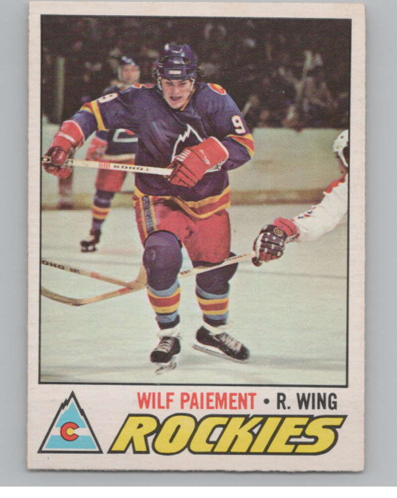 1977-78 O-Pee-Chee #130 Wilf Paiement Hockey Colorado Rockies  V104373 Image 1
