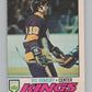 1977-78 O-Pee-Chee #187 Vic Venasky Hockey Los Angeles Kings  V104376 Image 1