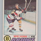 1977-78 O-Pee-Chee #234 Wayne Cashman Hockey Boston Bruins  V104377 Image 1