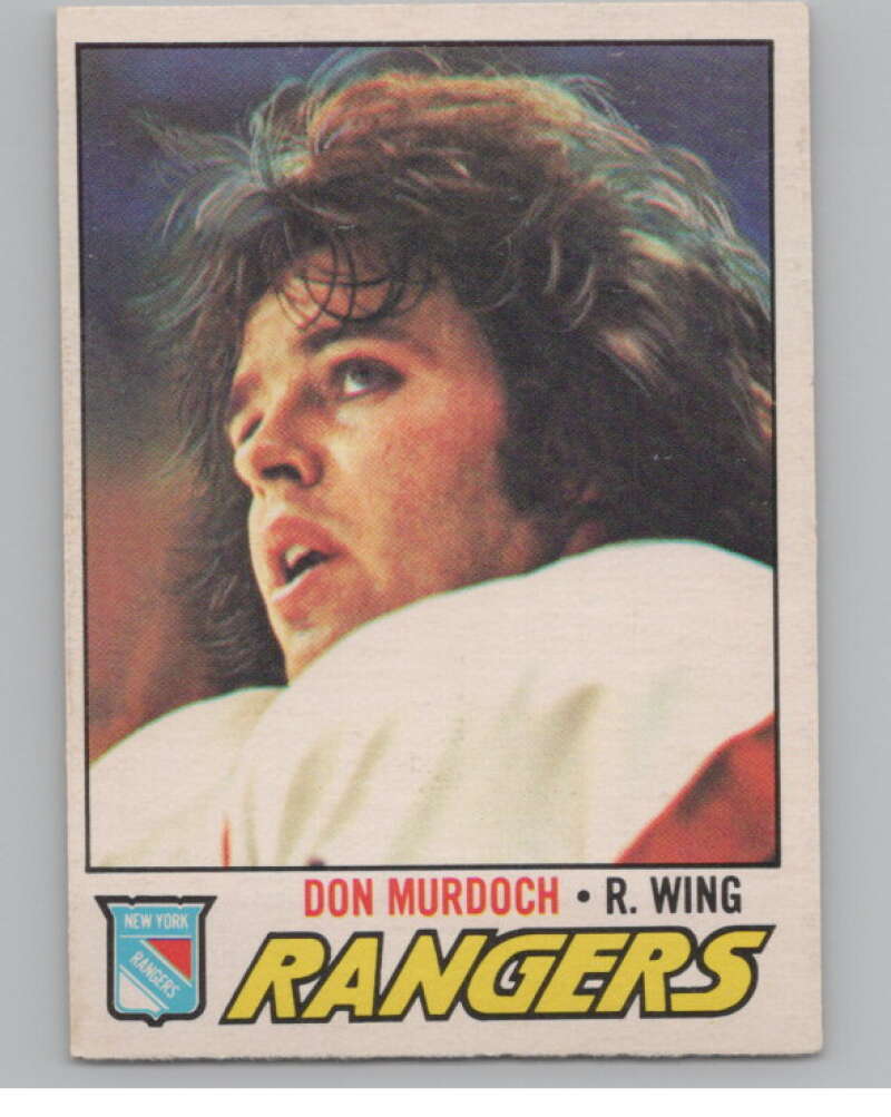1977-78 O-Pee-Chee #244 Don Murdoch Hockey RC Rookie Rangers  V104379 Image 1