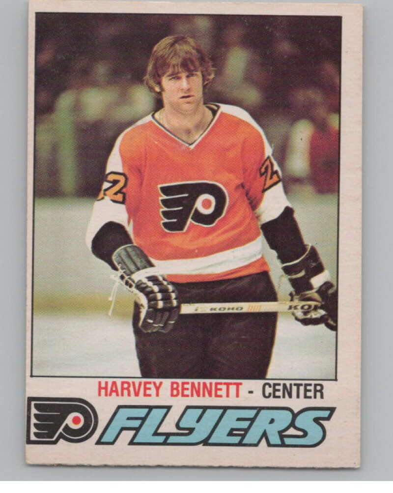 1977-78 O-Pee-Chee #282 Harvey Bennett Hockey RC Rookie Flyers  V104381 Image 1