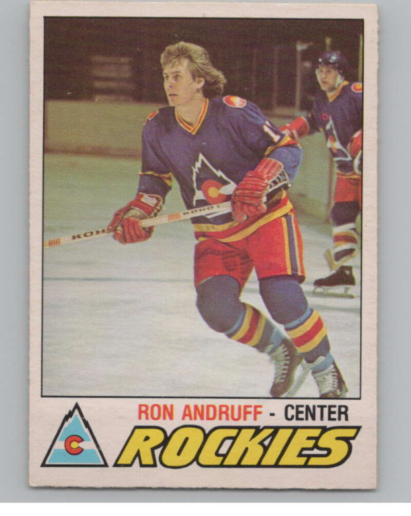 1977-78 O-Pee-Chee #288 Ron Andruff Hockey RC Rookie Rockies  V104382 Image 1