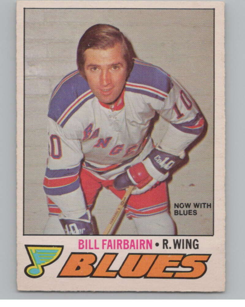 1977-78 O-Pee-Chee #303 Bill Fairbairn Hockey St. Louis Blues  V104383 Image 1