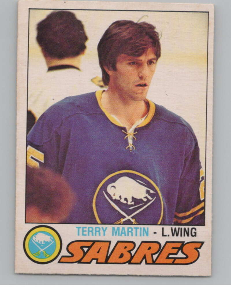 1977-78 O-Pee-Chee #318 Terry Martin Hockey RC Rookie Buffalo Sabres  V104384 Image 1