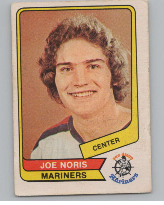 1976-77 O-Pee-Chee WHA #46 Joe Noris Hockey RC Rookie Mariners  V104393 Image 1