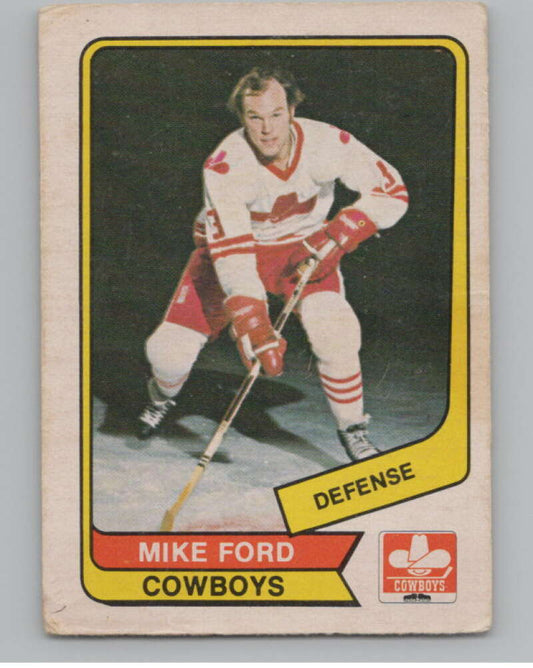1976-77 O-Pee-Chee WHA #75 Mike Ford Hockey RC Rookie Cowboys  V104396 Image 1