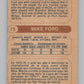 1976-77 O-Pee-Chee WHA #75 Mike Ford Hockey RC Rookie Cowboys  V104396 Image 2