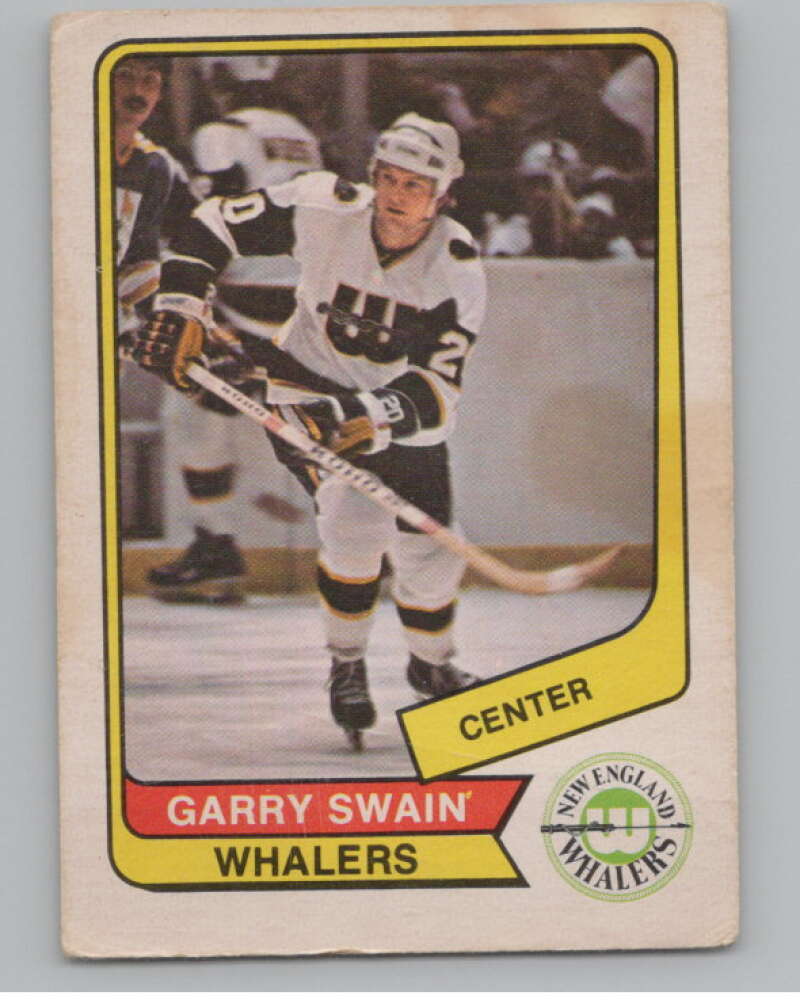1976-77 O-Pee-Chee WHA #91 Garry Swain Hockey RC Rookie Whalers  V104399 Image 1