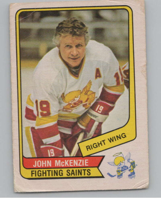 1976-77 O-Pee-Chee WHA #103 John McKenzie Hockey Minnesota Saints  V104402 Image 1