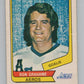 1976-77 O-Pee-Chee WHA #107 Ron Grahame Hockey Houston Aeros  V104404 Image 1