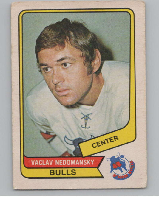 1976-77 O-Pee-Chee WHA #120 Vaclav Nedomansky Hockey Bulls  V104406 Image 1