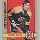 1972-73 O-Pee-Chee #1 Johnny Bucyk  Boston Bruins  V104410 Image 1