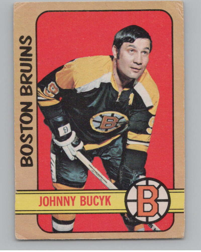 1972-73 O-Pee-Chee #1 Johnny Bucyk  Boston Bruins  V104410 Image 1
