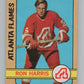 1972-73 O-Pee-Chee #5 Ron Harris  Atlanta Flames  V104415 Image 1
