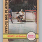 1972-73 O-Pee-Chee #7 Playoff Game 1 Bruins/Rangers  V104417 Image 1