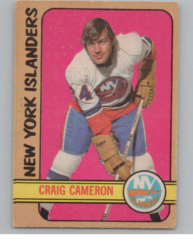 1972-73 O-Pee-Chee #13 Craig Cameron RC Rookie New York Islanders  V104420 Image 1