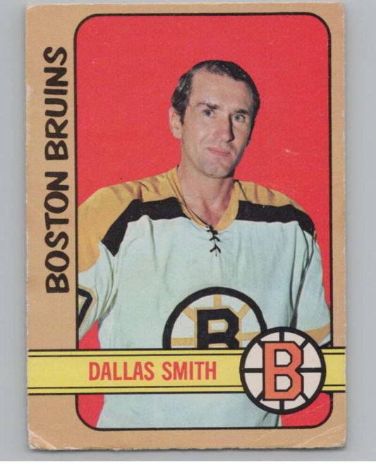 1972-73 O-Pee-Chee #21 Dallas Smith  Boston Bruins  V104425 Image 1