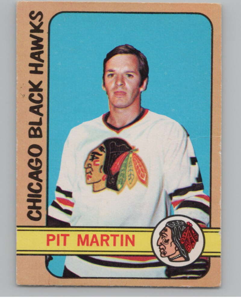 1972-73 O-Pee-Chee #24 Pit Martin  Chicago Blackhawks  V104428 Image 1