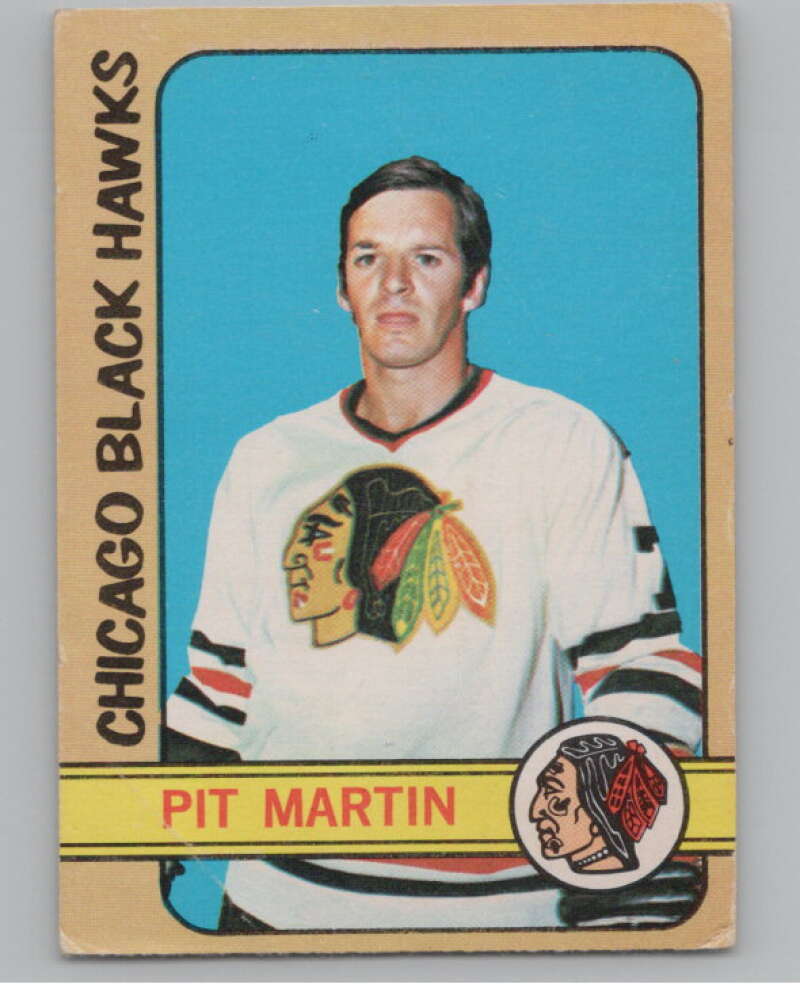 1972-73 O-Pee-Chee #24 Pit Martin  Chicago Blackhawks  V104429 Image 1