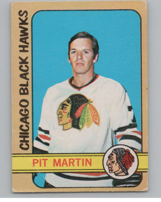1972-73 O-Pee-Chee #24 Pit Martin  Chicago Blackhawks  V104429 Image 1