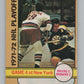 1972-73 O-Pee-Chee #38 Playoff Game 4  Boston Bruins/Rangers  V104441 Image 1