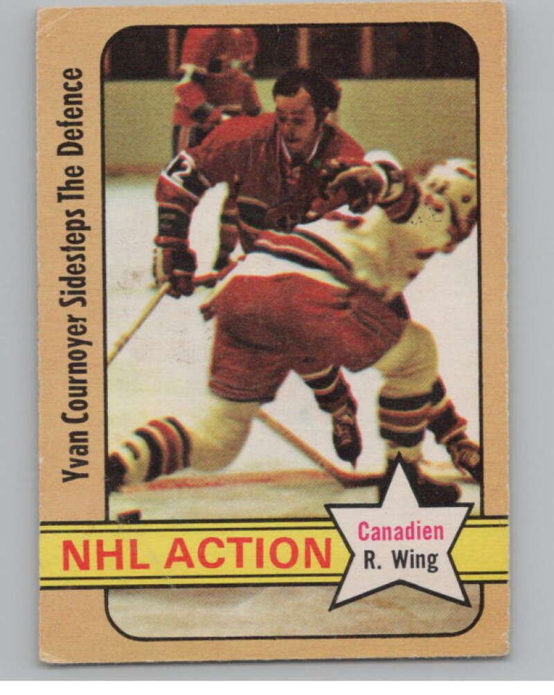 1972-73 O-Pee-Chee #44 Yvan Cournoyer  Montreal Canadiens  V104445 Image 1