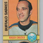 1972-73 O-Pee-Chee #50 Roger Crozier  Buffalo Sabres  V104452 Image 1