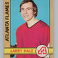 1972-73 O-Pee-Chee #53 Larry Hale  RC Rookie Atlanta Flames  V104455 Image 1