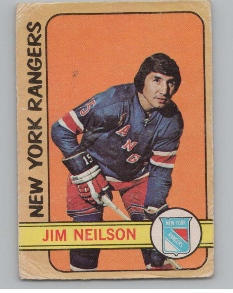 1972-73 O-Pee-Chee #60 Jim Neilson  New York Rangers  V104459 Image 1