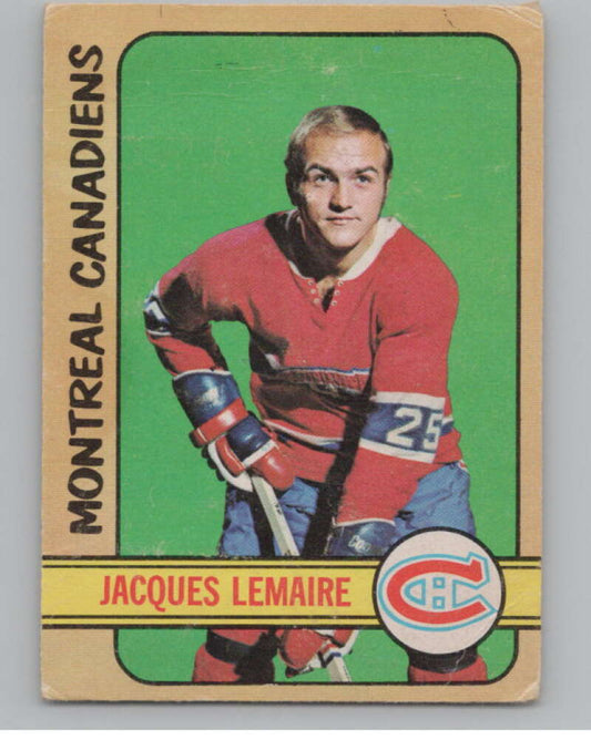 1972-73 O-Pee-Chee #77 Jacques Lemaire  Montreal Canadiens  V104473 Image 1