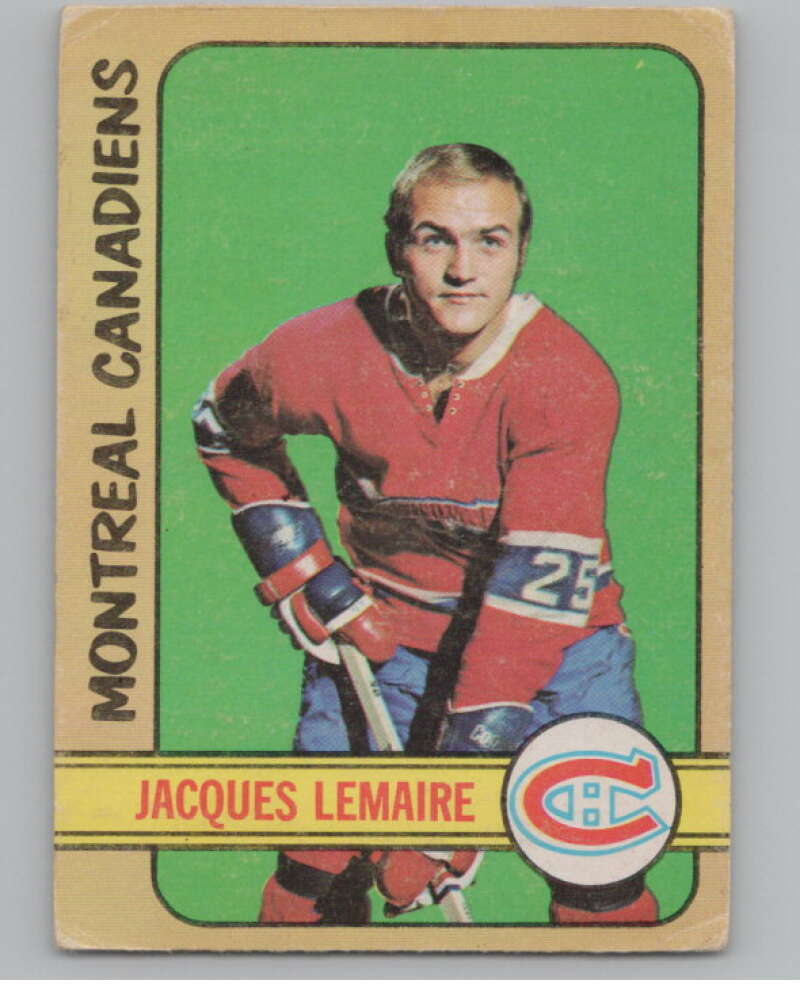 1972-73 O-Pee-Chee #77 Jacques Lemaire  Montreal Canadiens  V104474 Image 1