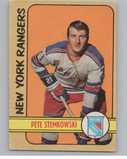 1972-73 O-Pee-Chee #78 Pete Stemkowski  New York Rangers  V104475 Image 1