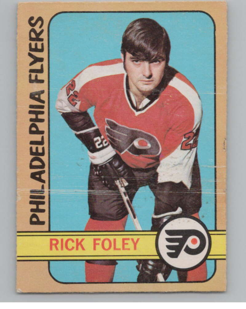1972-73 O-Pee-Chee #80 Rick Foley RC Rookie Philadelphia Flyers  V104477 Image 1