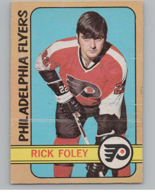 1972-73 O-Pee-Chee #80 Rick Foley RC Rookie Philadelphia Flyers  V104477 Image 1