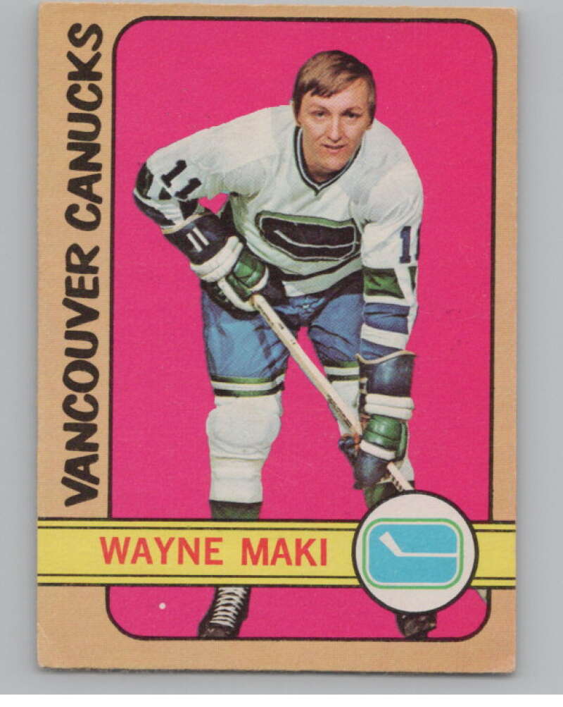 1972-73 O-Pee-Chee #84 Wayne Maki  Vancouver Canucks  V104480 Image 1