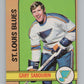 1972-73 O-Pee-Chee #91 Gary Sabourin  St. Louis Blues  V104485 Image 1