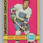 1972-73 O-Pee-Chee #93 Andre Boudrias  Vancouver Canucks  V104486 Image 1