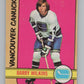1972-73 O-Pee-Chee #109 Barry Wilkins  Vancouver Canucks  V104496 Image 1