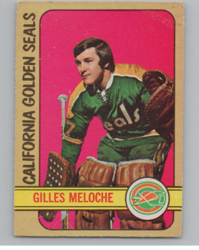 1972-73 O-Pee-Chee #112 Gilles Meloche RC Rookie California Seals  V104499 Image 1