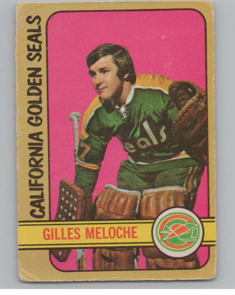 1972-73 O-Pee-Chee #112 Gilles Meloche RC Rookie California Seals  V104500 Image 1