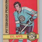 1972-73 O-Pee-Chee #115 Syl Apps Jr.  Pittsburgh Penguins  V104502 Image 1