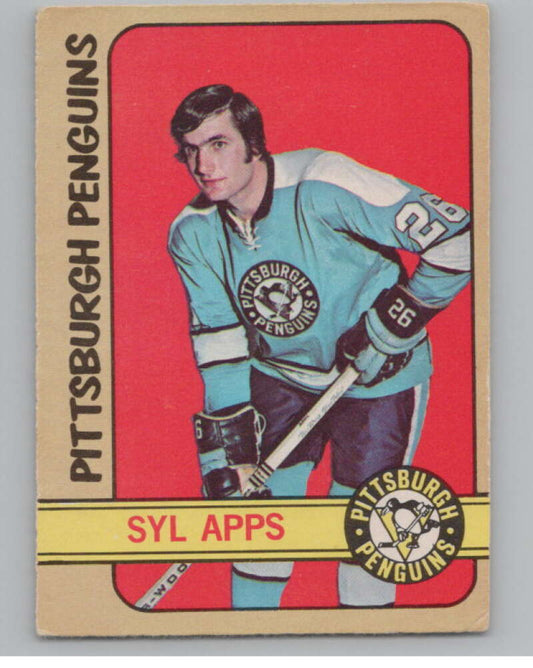 1972-73 O-Pee-Chee #115 Syl Apps Jr.  Pittsburgh Penguins  V104502 Image 1